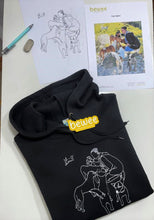 Carregar imagem no visualizador da galeria, Sweatshirt Capuz Silhueta