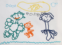 Carregar imagem no visualizador da galeria, Capa de Almofada de Cama com Desenho Infantil  Bordado