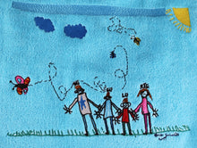 Carregar imagem no visualizador da galeria, Toalha Praia com Desenho Infantil Bordado