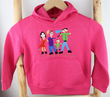 Carregar imagem no visualizador da galeria, Sweatshirt Capuz Criança com Desenho Infantil Bordado