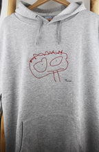 Carregar imagem no visualizador da galeria, Sweatshirt Capuz Adulto com Desenho Infantil Bordado