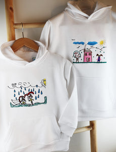 T-shirt Criança Desenho Infantil Bordado – Bewee Homemade Dreams