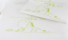 Carregar imagem no visualizador da galeria, Lençol Cama Individual com Desenho Infantil Bordado